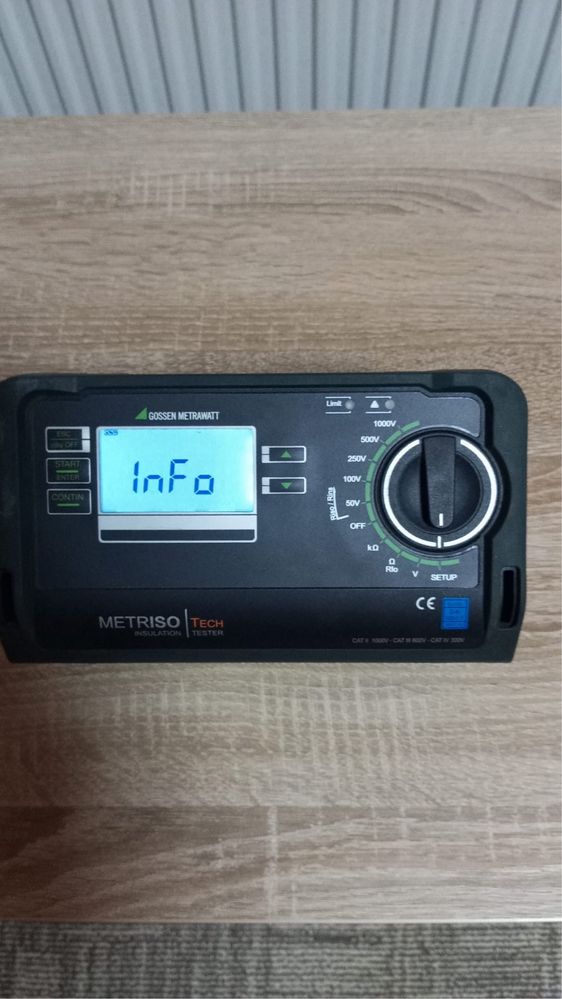 Tester izolatie aparat masura impamantare profesional Metriso Tech