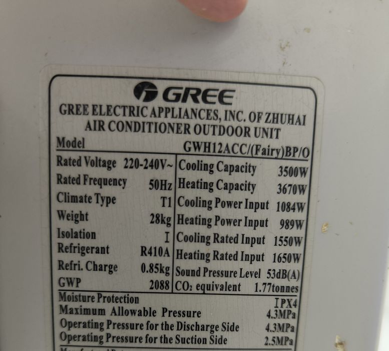 Продаются кондиционер GREE 12 Fairy  inverter