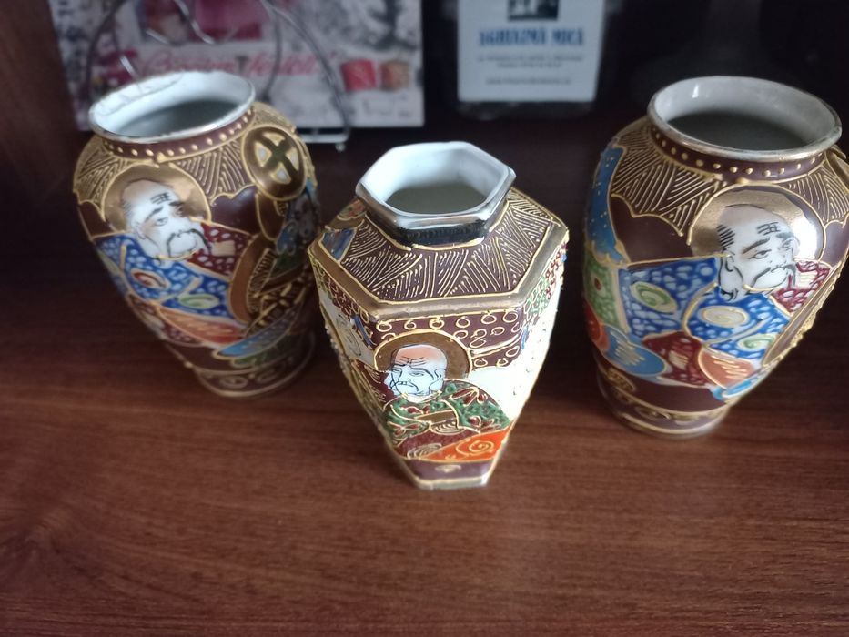 Set vaze satsuma japonia