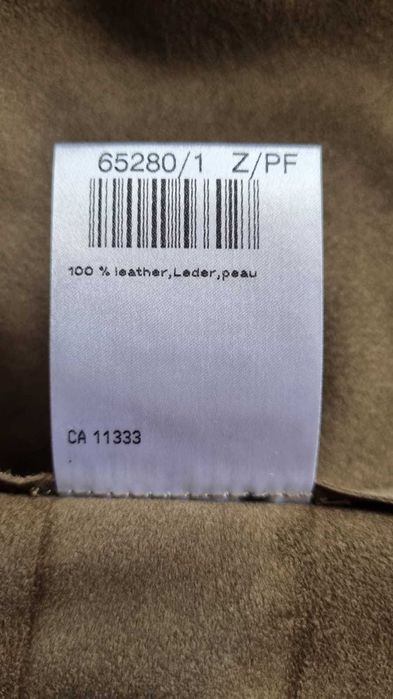 Blazer/jacheta Marc Cain, piele intoarsa 100%, marimea 5 (42/L).