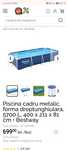 Piscina cadru metalic