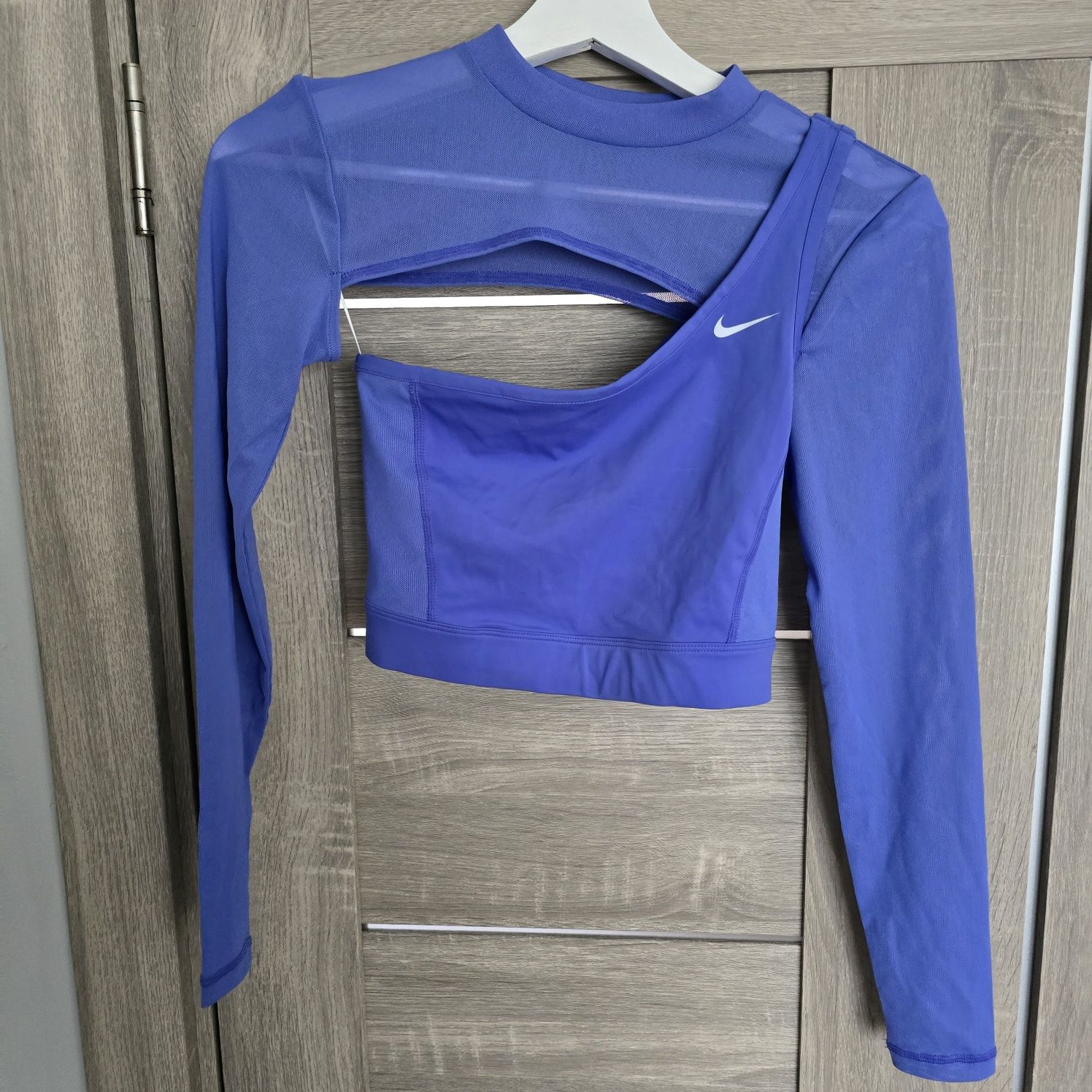 Nike pro delux crop top блуза