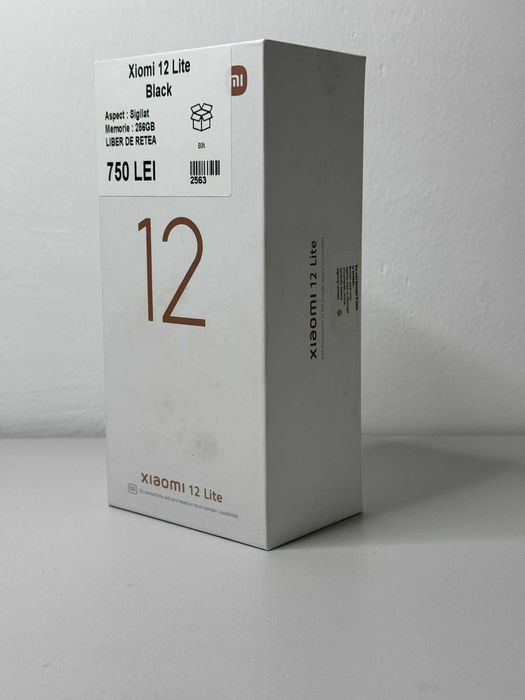 ZAP AMANET MARGEANULUI - Xiaomi 12 Lite - 256GB - Black - Nou #2537