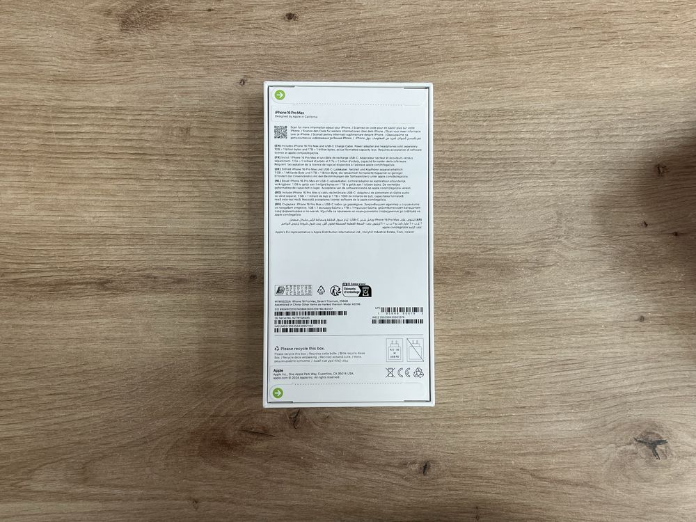 iPhone 16 Pro Max 256GB Desert Titaniun Запечатен Гаранция