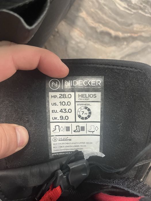 Boots/ghete snowboard Nidecker Helios nr. 43