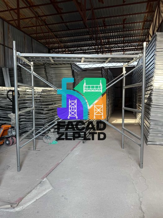 Заводские строительные леса, прочные, оцинкованные, с настилом, Китай