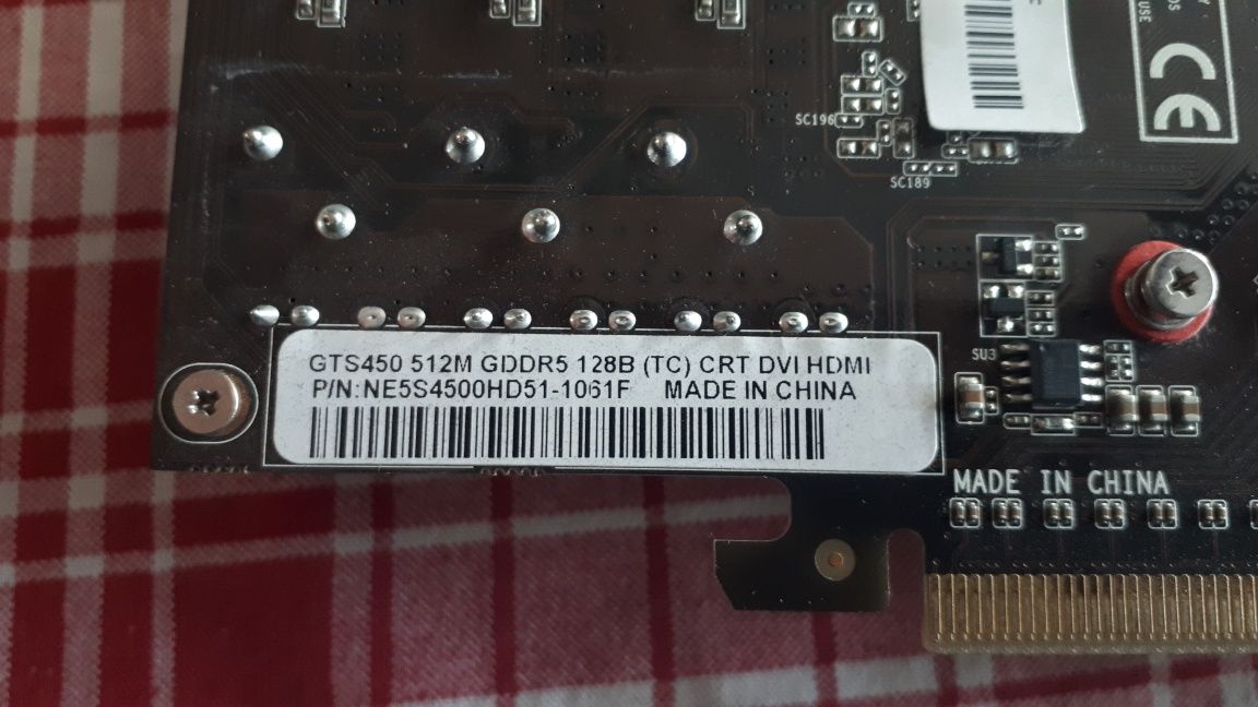 Видео карта Nvidia Palit GTS450, 512MB DDR5 128bit