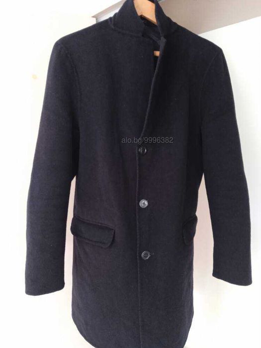Палто Massimo Dutti мъжко от екстра вълна 46 размер