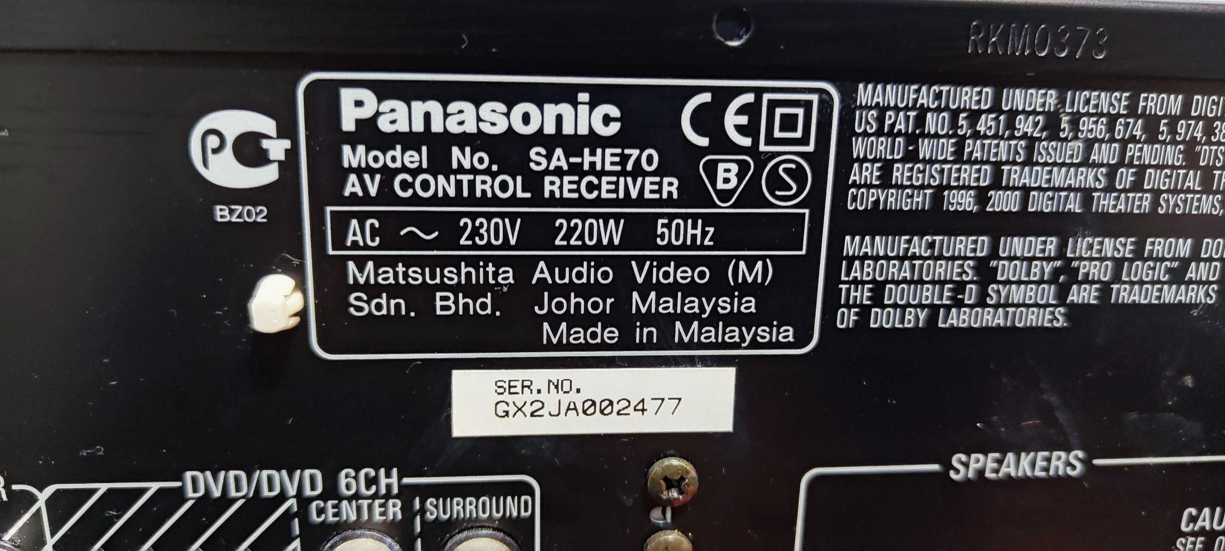 Amplificator Audio Panasonic SA-HE70 / Technics Statie Amplituner