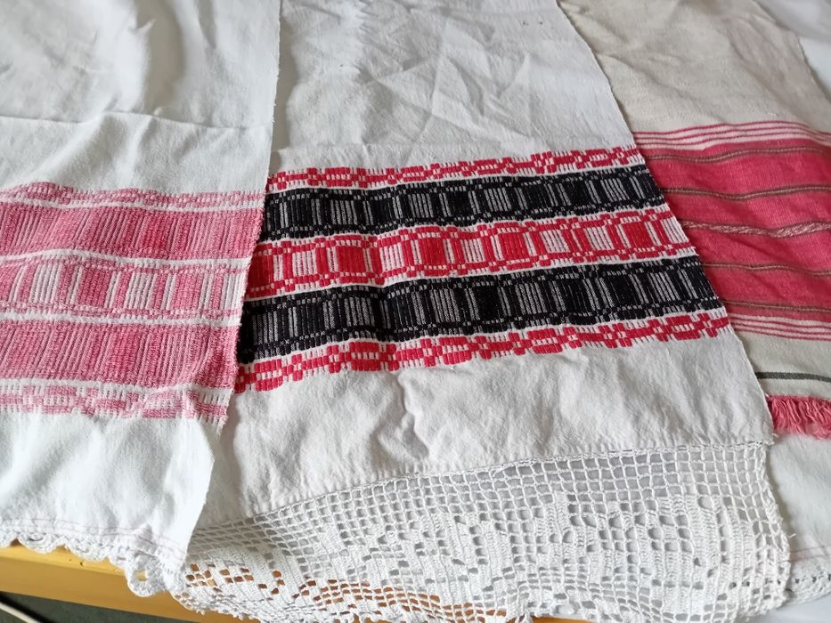 Prosoape/șterguri, cearceafuri,fețe pernă hand made din cânepa și in.