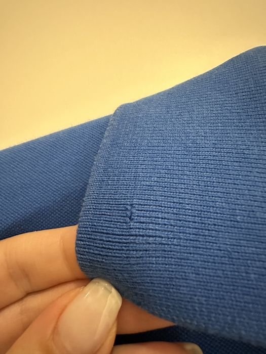 La Martina синя тениска с яка, размер Л slim fit