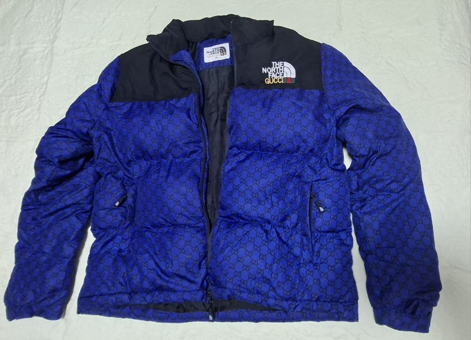 Geacă puffer din colaborarea The North Face x Gucci mărime XL