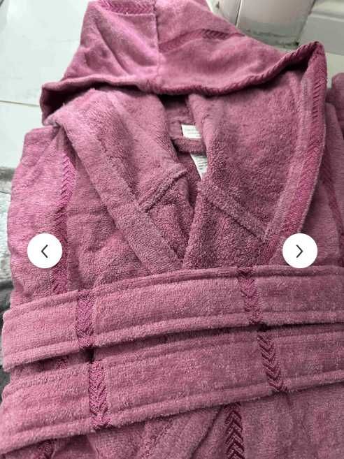 Унисекс халат с качулка за баня, нов Л-ХЛ