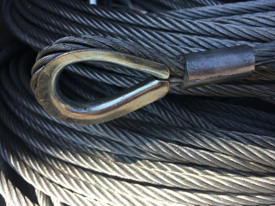 Стоманени въжета за дърводобив и лебедки, въжета за горски трактори.