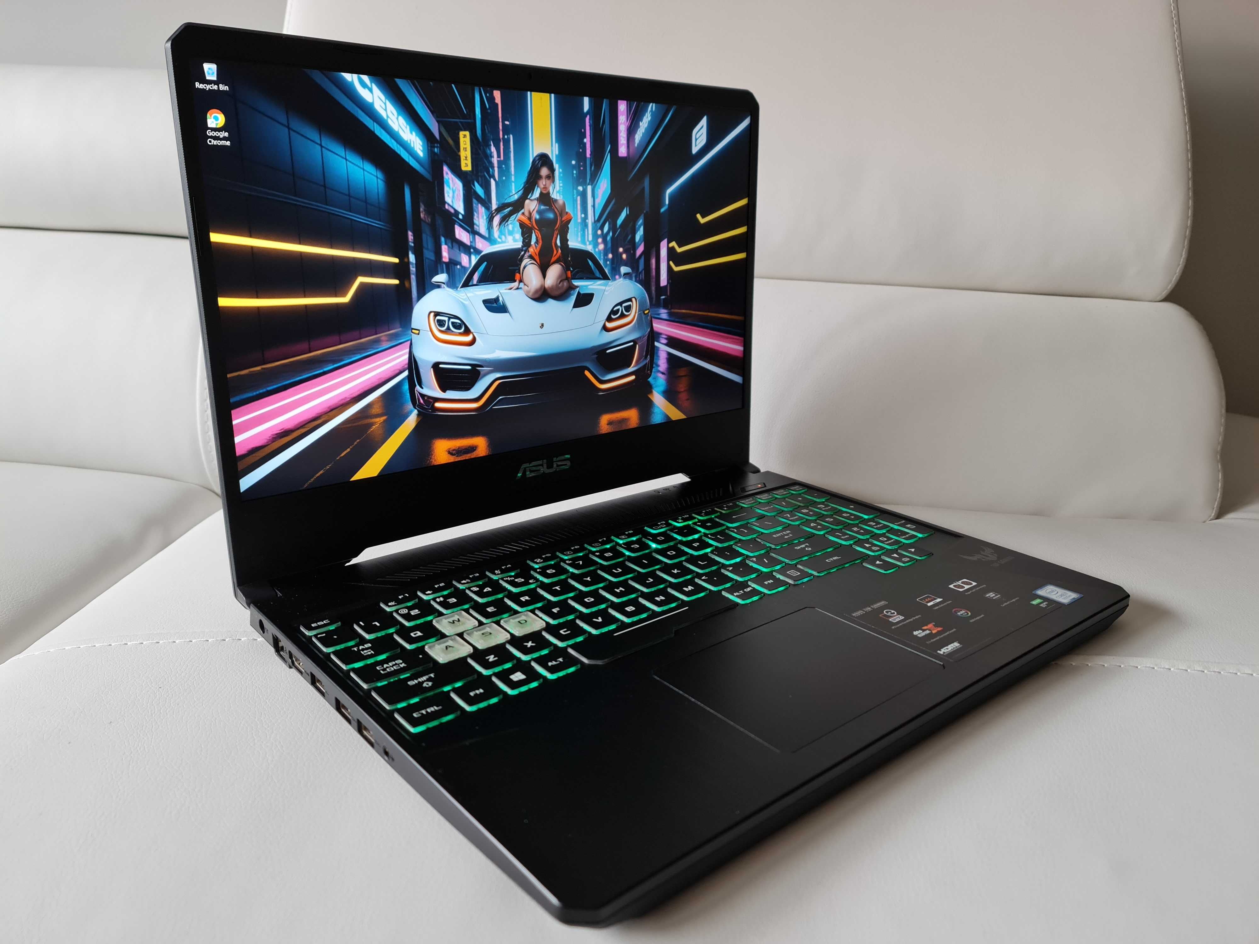 Laptop gaming Asus tuf, intel core i7-9750H ,video GTX 1650, ram 16 gb