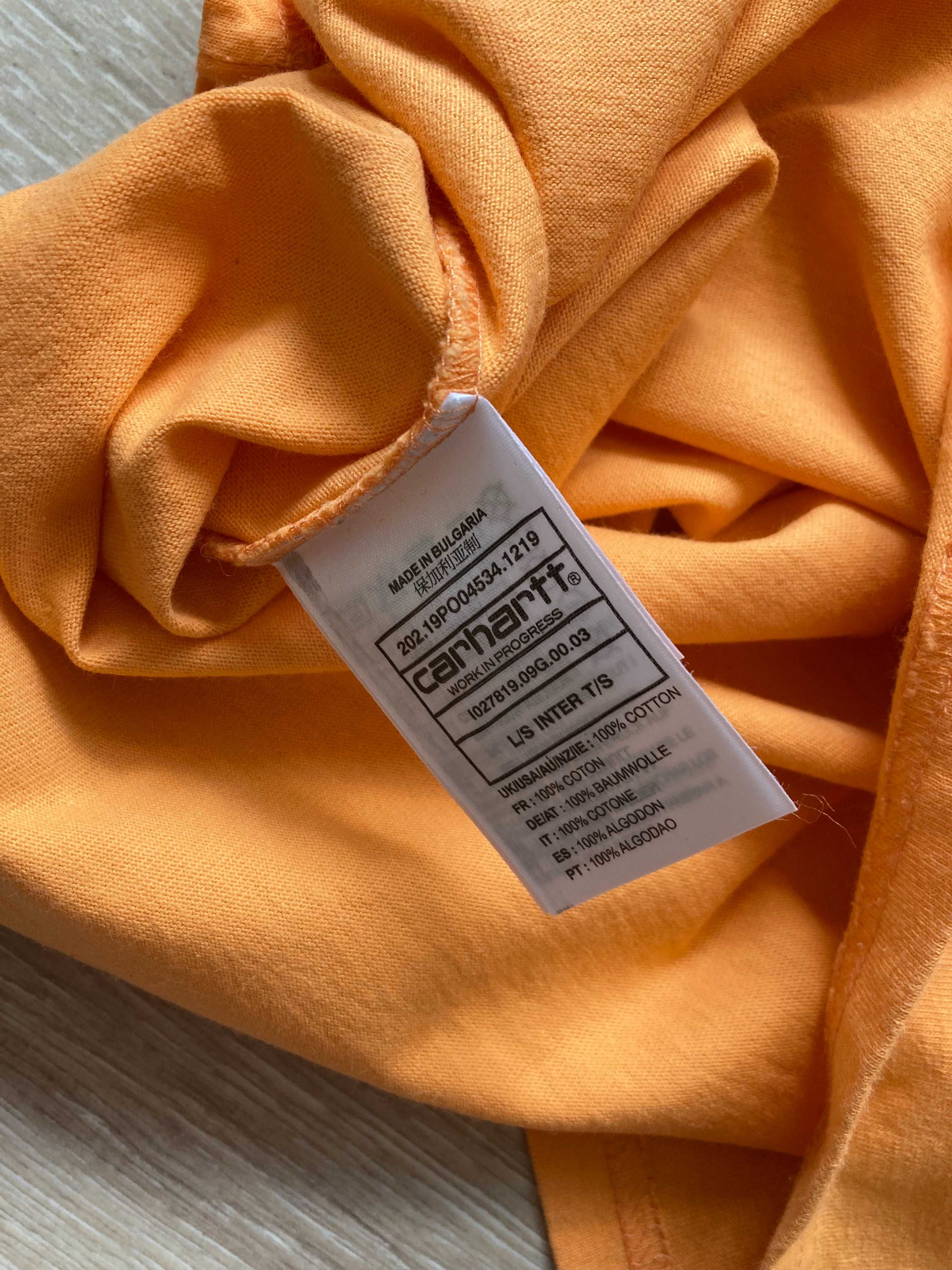 CARHARTT WIP INTER shirt мъжка оранжева блуза фланела размер S