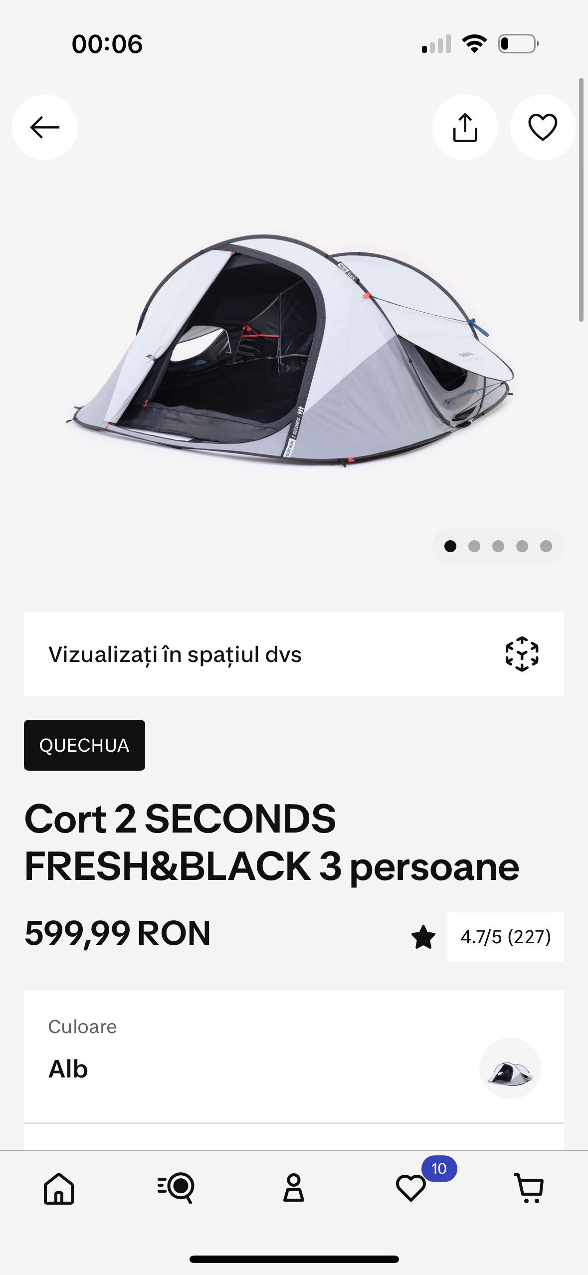 Cort Quechua 2 seconds 3XL, fresh&black