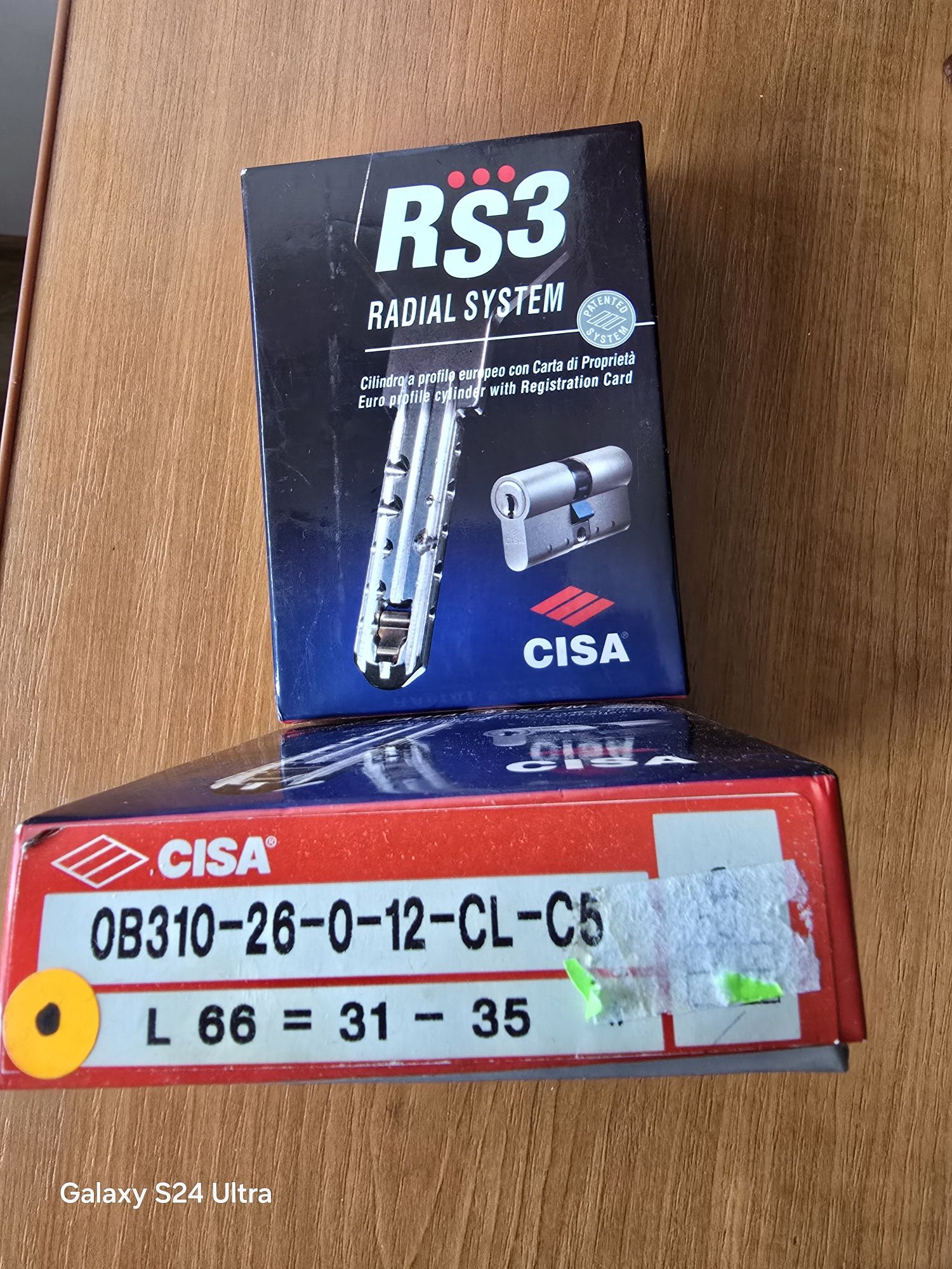 Cilindru CISA RS3 (31+35)-5 chei= 600 Lei