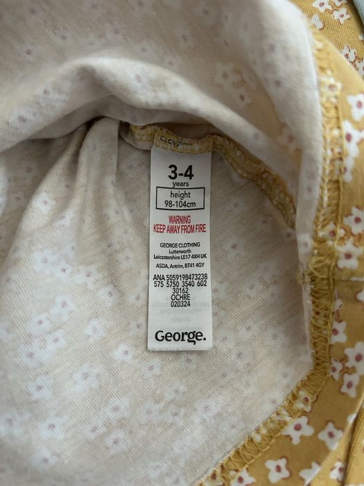 Детски пижамки George 2/3г и 3/4г