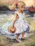 Tablou pictat manual, ulei pe panza 60cmx80cm, original, unic, semnat.