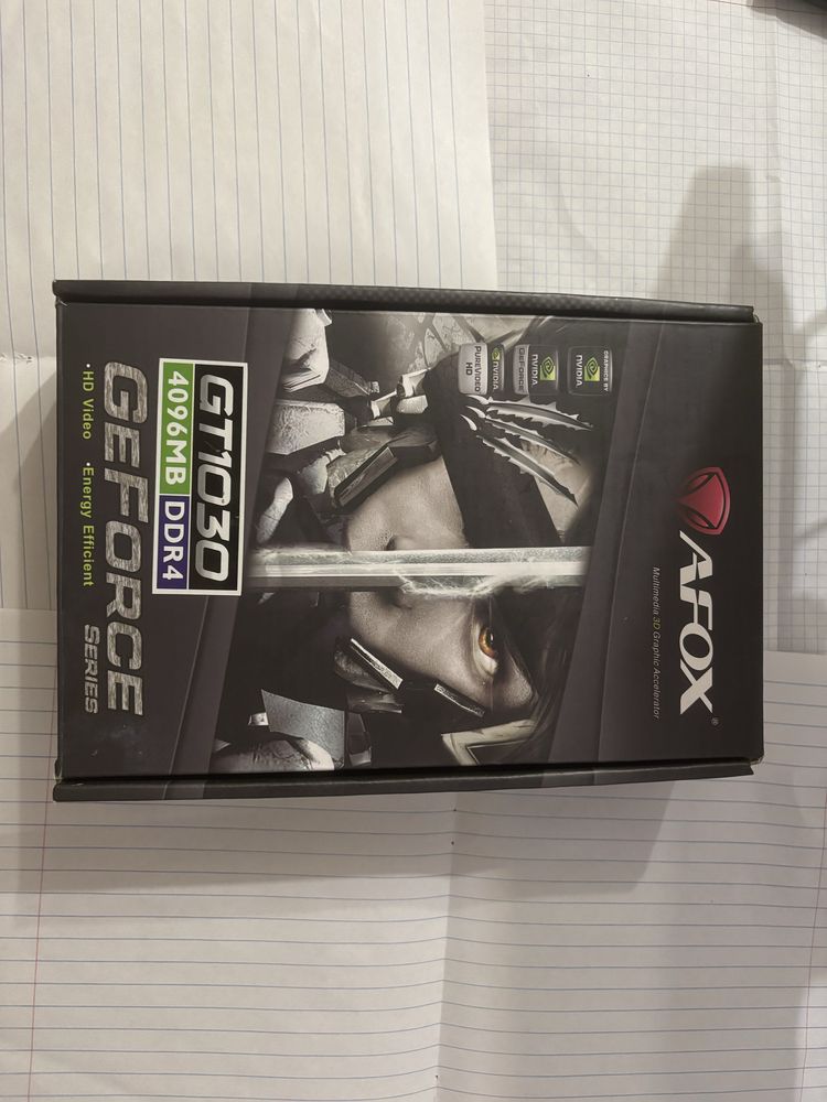 Продаю видеократу AFOX GT 1030 4GB DDR4