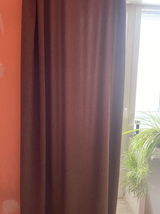 Продам шторы (коричневого цвета , плотные)