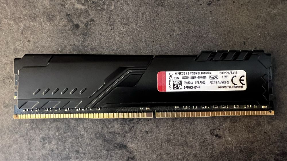 Kingston Fury HyperX 16GB 3200MHz DDR4 Ram Памет