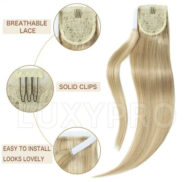 Нова 100% естествена опашка,висок клас