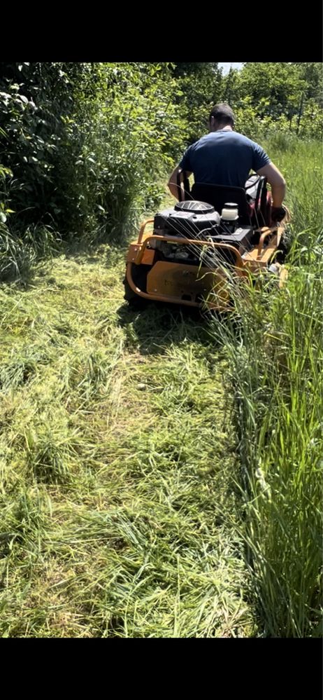 B Tundem Iarba gazon tractoras de tuns iarba