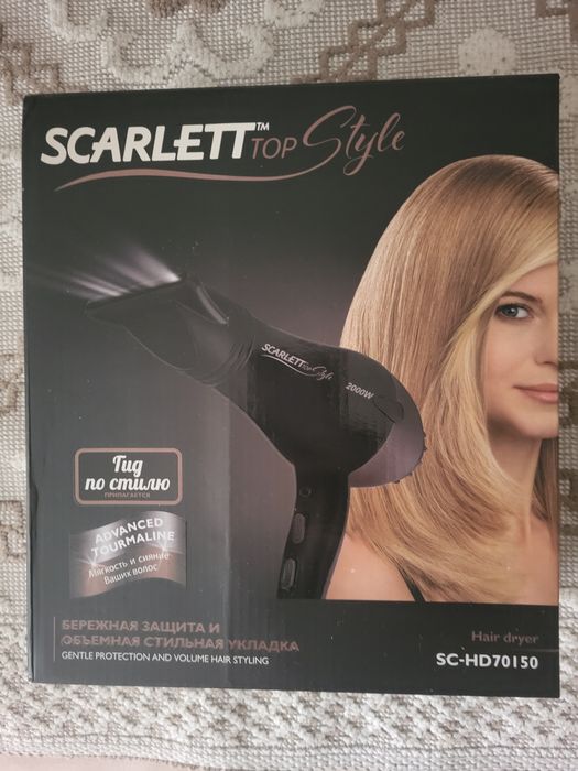 Фен "Scarlett", новый в коробке.