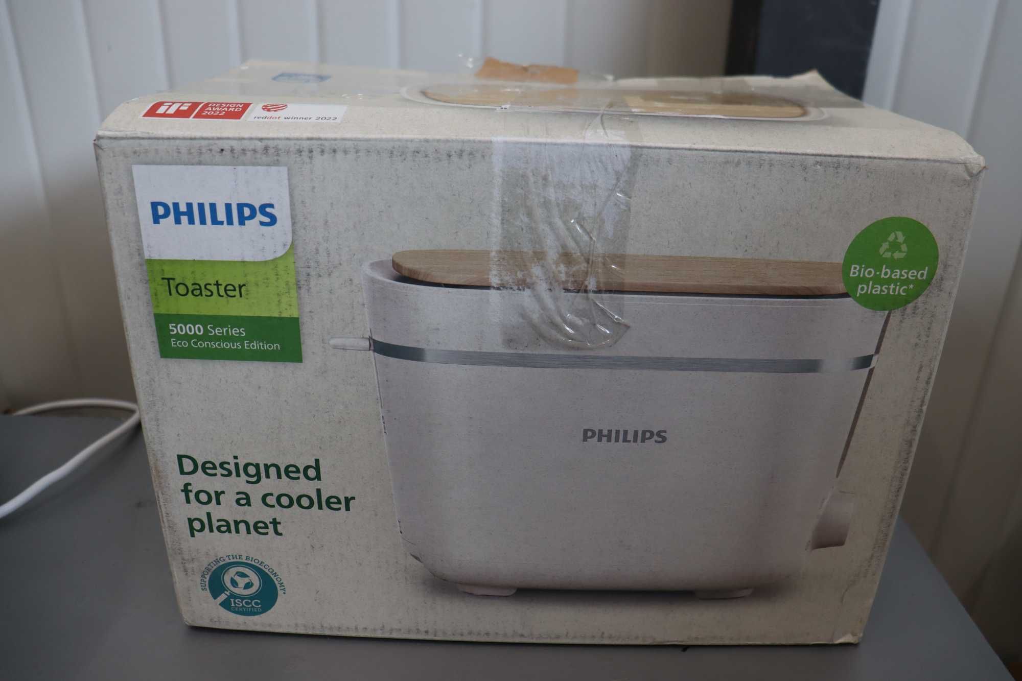 Philips HD2640/10 Тостер Conscious Collection, 8 степени на изпичане