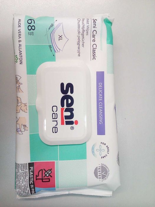 Мокри кърпички Сени с алое