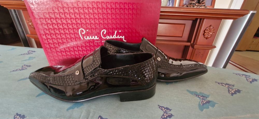 Туфли мужские натуральная лаковая кожа