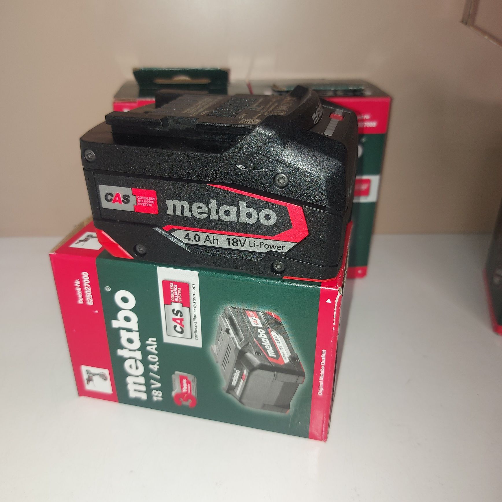 Нови батерии Metabo 18V 4Ah и 5,2Ah