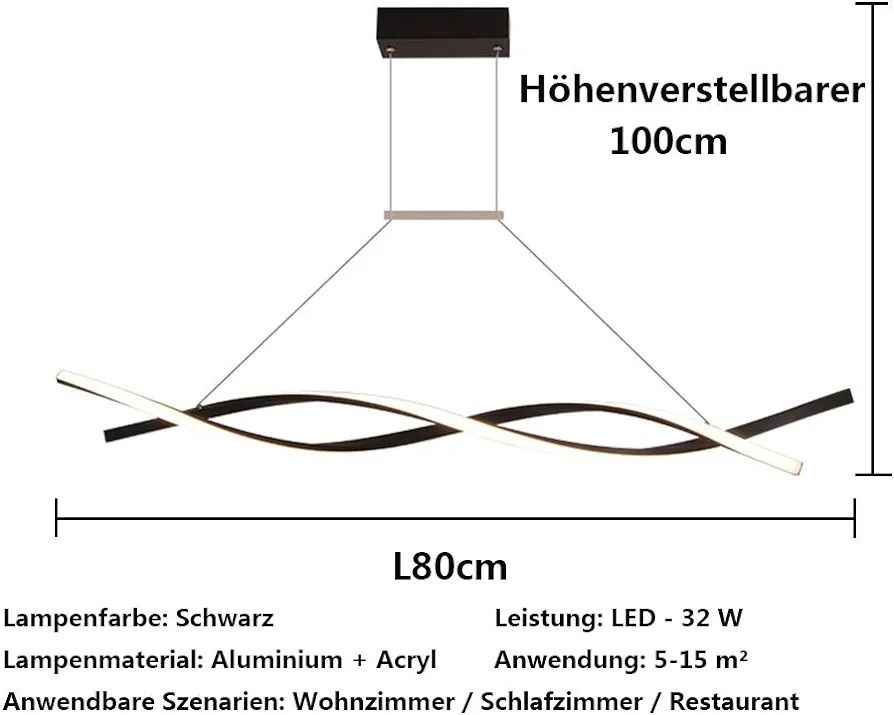LED Полилей Спирала 80 см