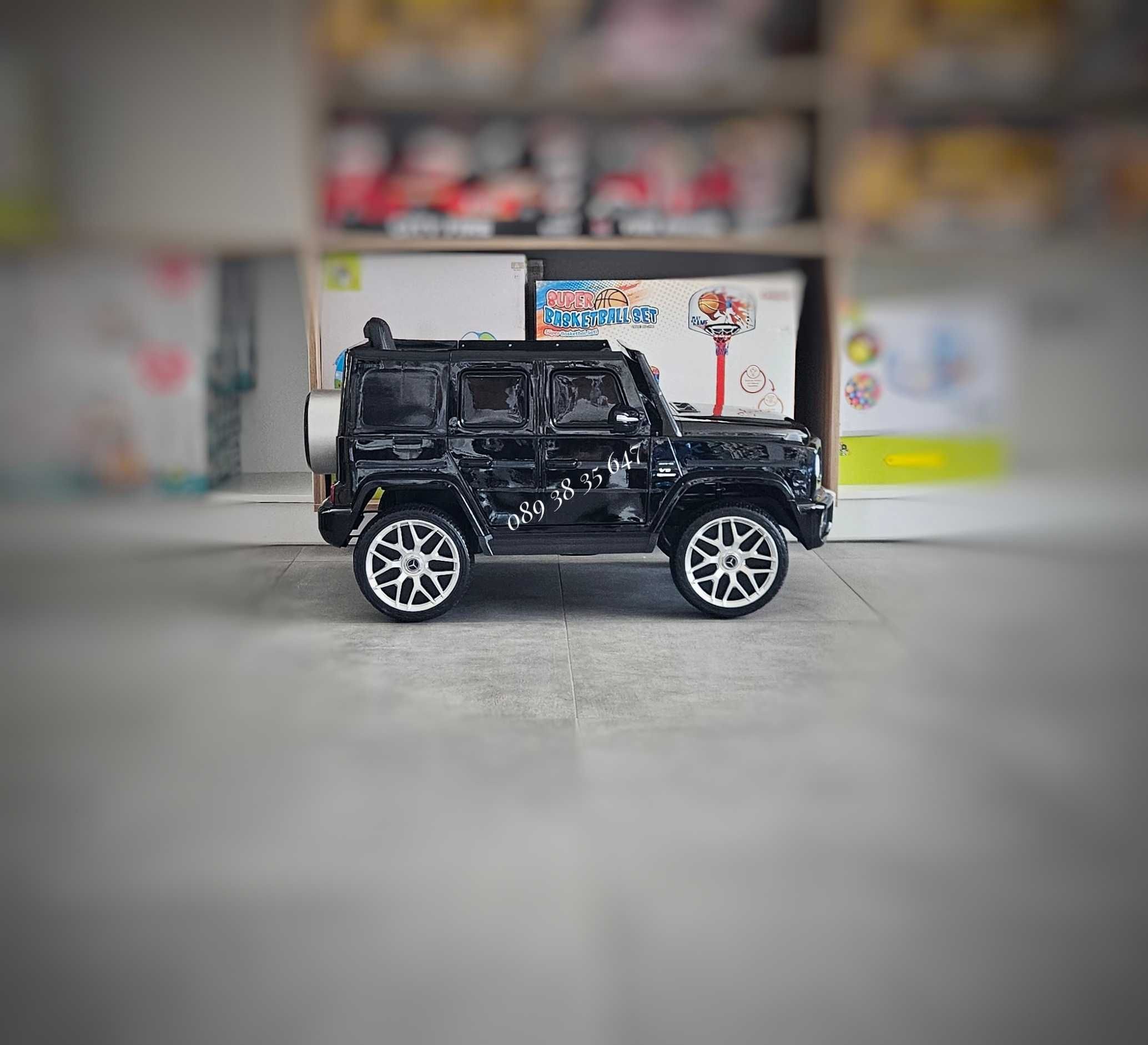 ХИТ!НОВО!Акумулаторен джип Mercedes G63 AMG с 12V,EVA гуми,металик,USB