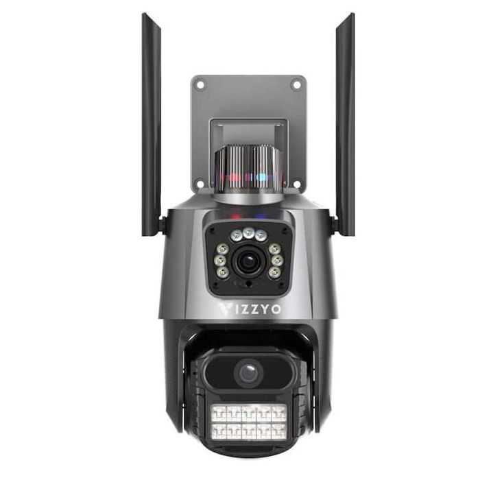2 броя - Камера с двоен екран, 3 лещи 8MP, приложение ICSee