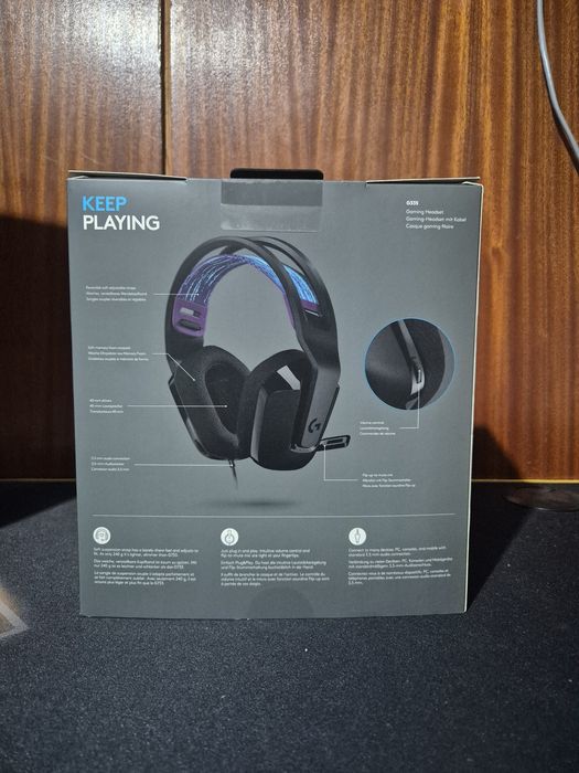 Logitech G335 - Геймърски слушалки в гаранция