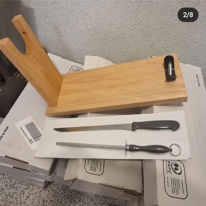 Suport jamon,cutit,pila