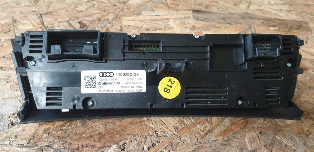 Panou comanda clima cu incalzire in scaune Audi A6 4G cod: 4G0820043H