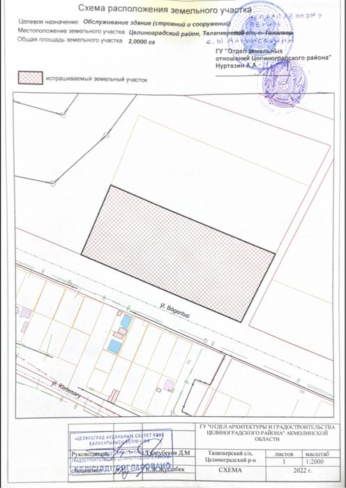 Продам участок 2 гектара