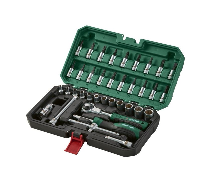 *ЧИСТО НОВA*PARKSIDE Тресчотка с накрайници