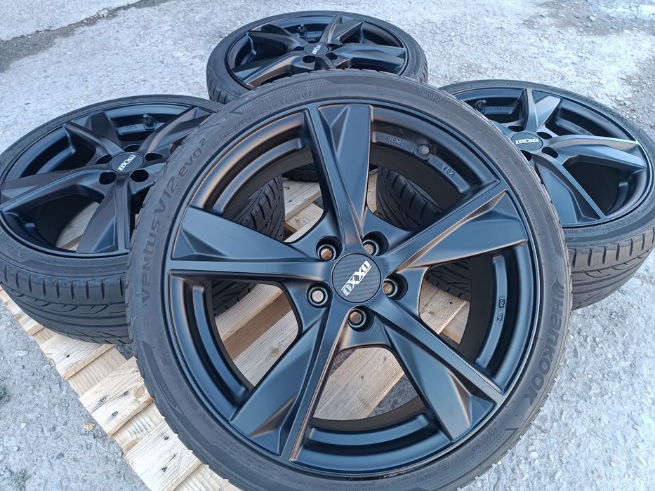 Лети джанти 17ки 5х100 Oxxo + летни гуми 205/40/17 Hankook