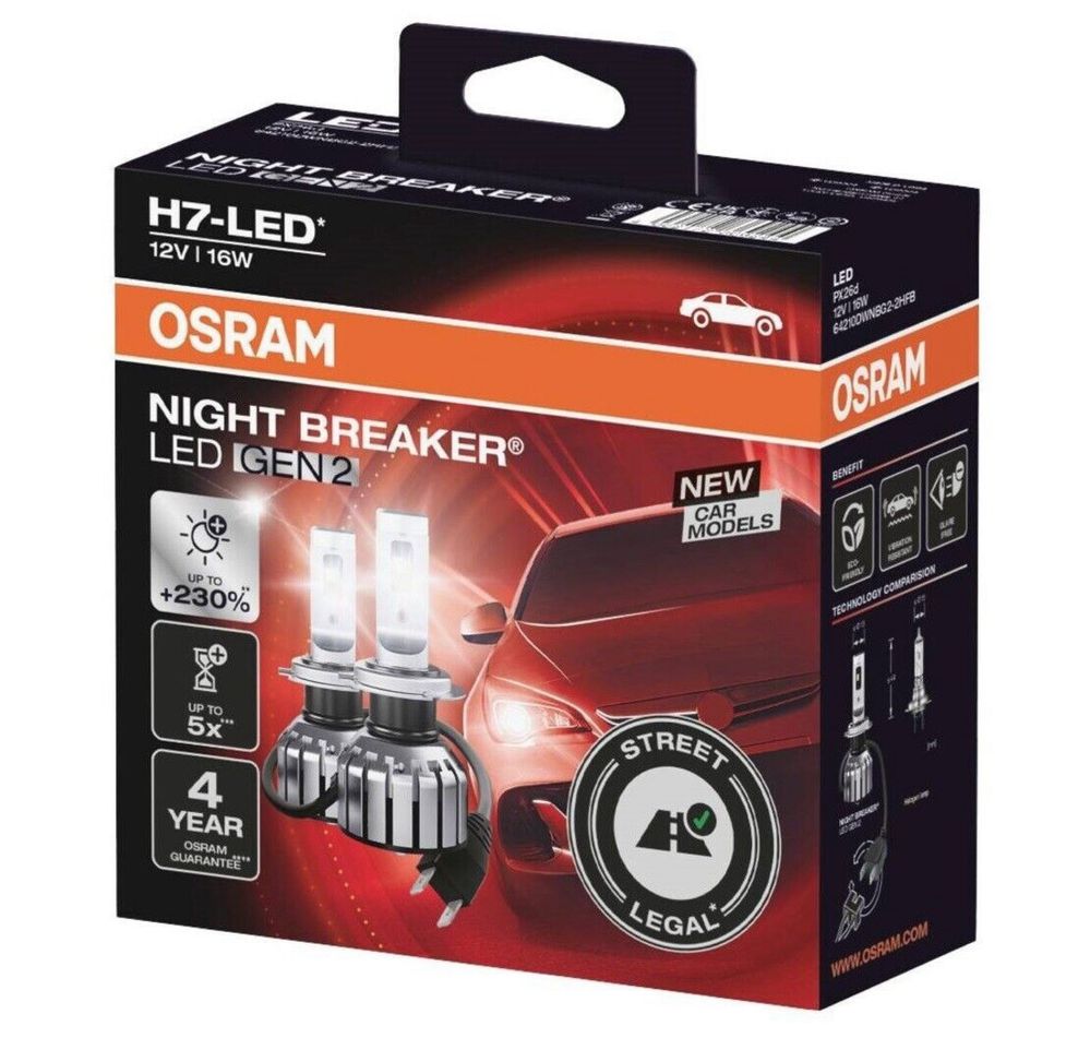 Osram led h7 night breaker