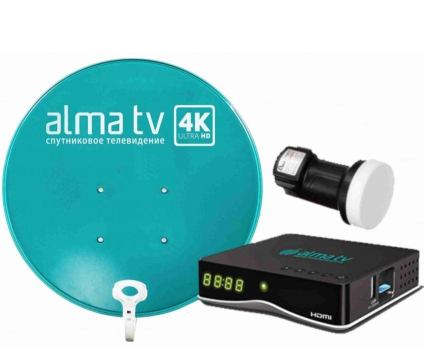 Алма тв, Спутник тв