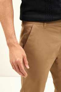 Massimo Dutti прав мъжки чино панталон с примес на памук