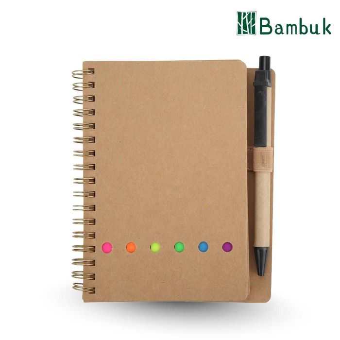 Еко бележник с химикал и мемори листчета „Пиши и помни“