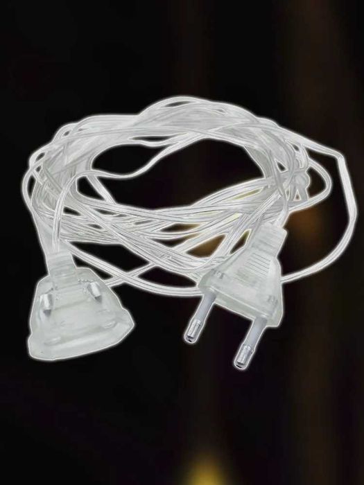 Удлинитель-переходник для новогодней гирлянды универсальный, 5м,