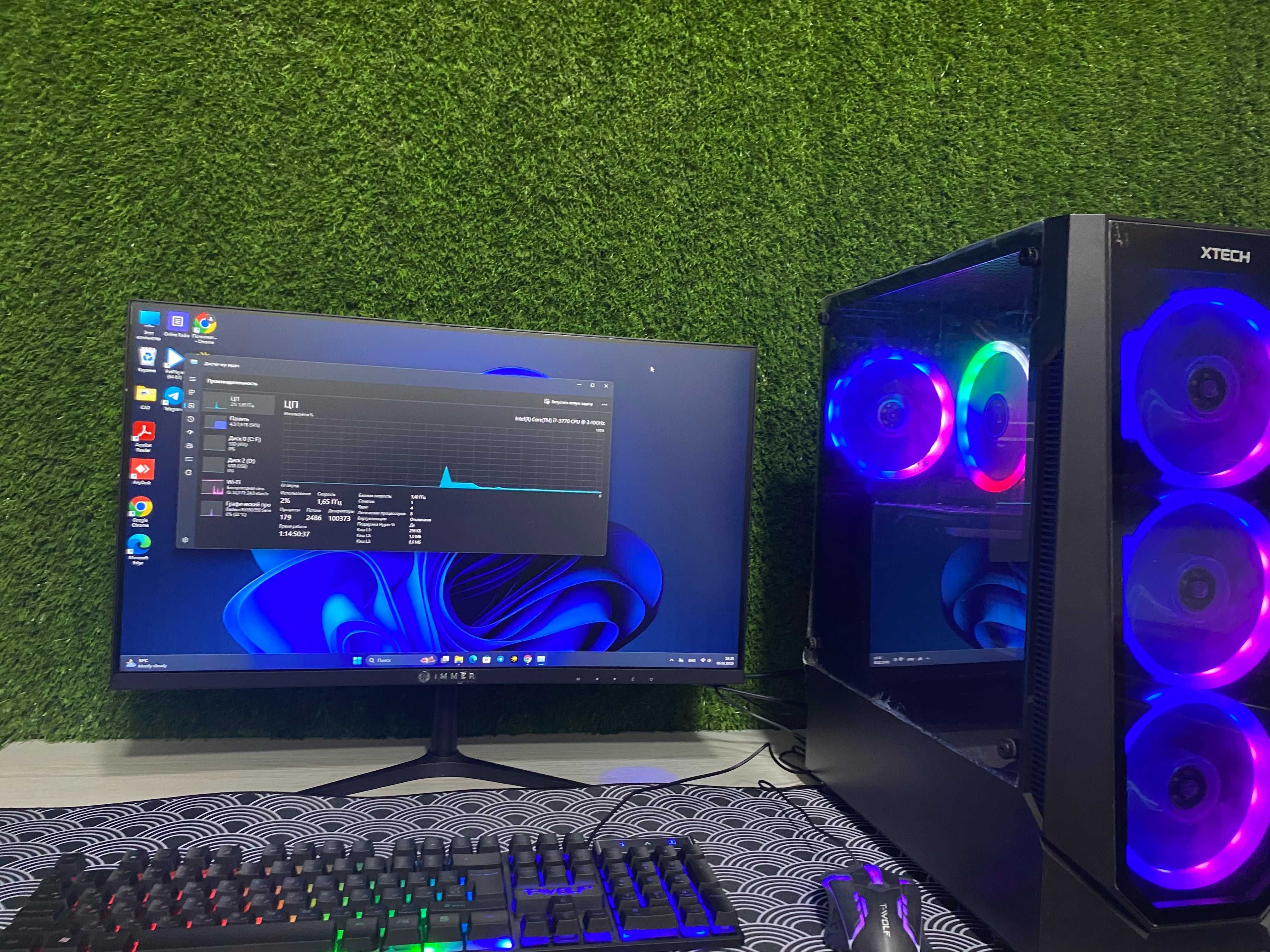 Системные блоки XTECH / IMMER 24” / 650Вт / Core i7-3770 / 8ГБ / 480ГБ