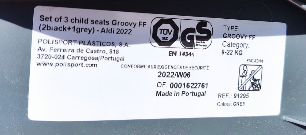 Scaun copil bicicleta Polisport Groovy FF